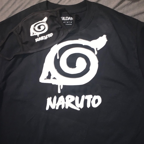 Naruto T-shirt w/ Matching FaceMask *KIDS* - Picture 1 of 5